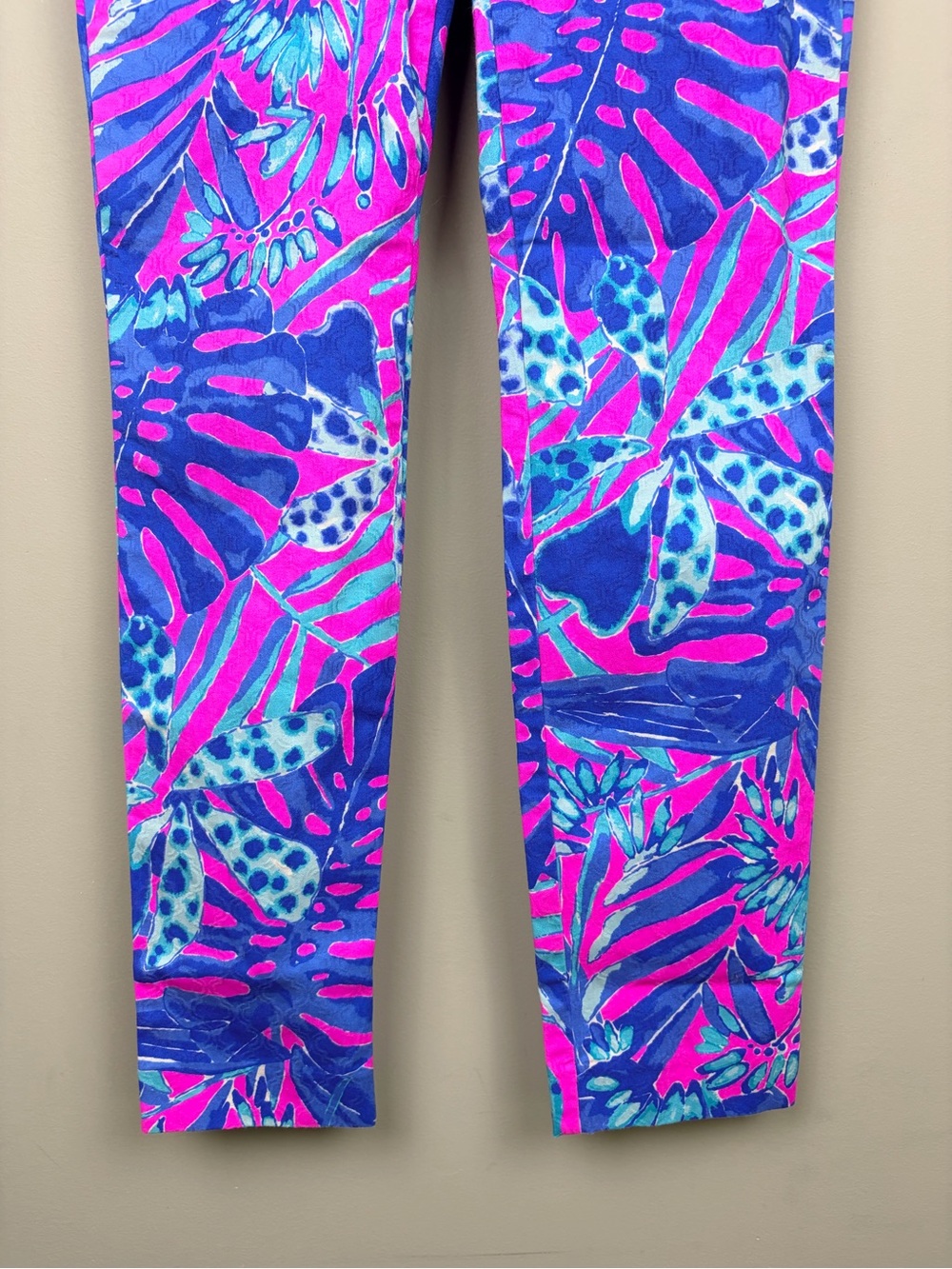 Lilly Pulitzer Kelly Skinny Ankle Pant Cliffside Garden Size 0 - Picture 3 of 10